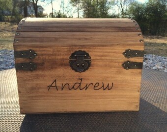 Storage Chest Hope Trunk wood locker for toys dvd games cd magazines ... Kids Toy Chest - Wooden Chest - Kee psake Box - Memory Box - Baby and ...