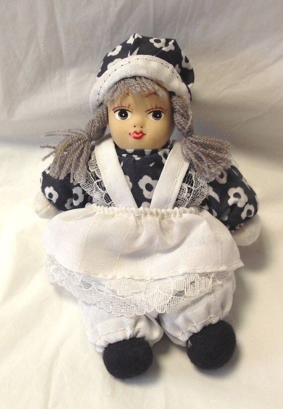 Vintage Miniature DollBean Bag Body5 1/2 by KMSCollectibles