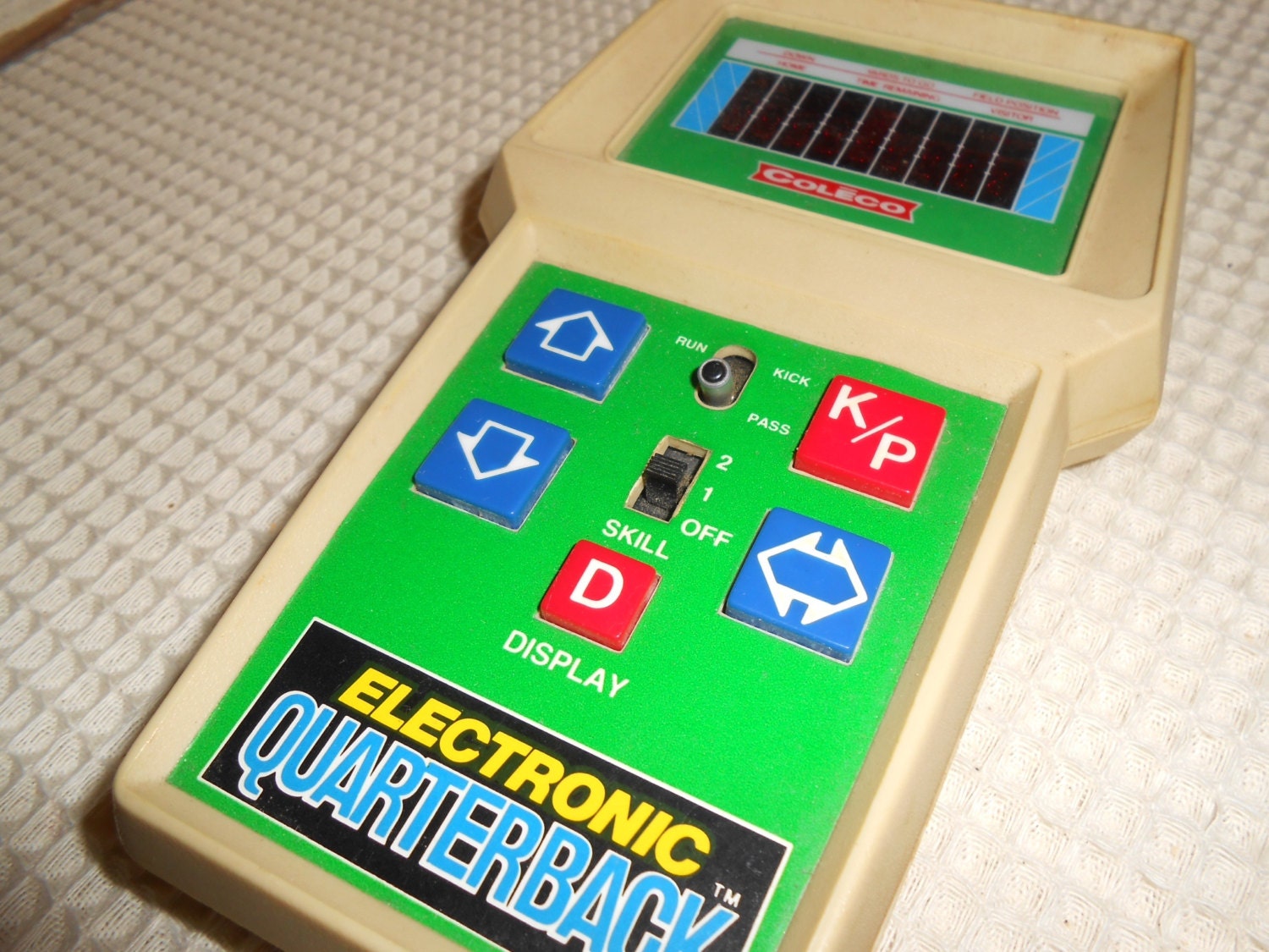 Vintage Coleco Electronic Quarterback Game by TotallyVintage