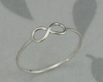 infinity promise rings for girlfriend ... Solid Gold Infinity