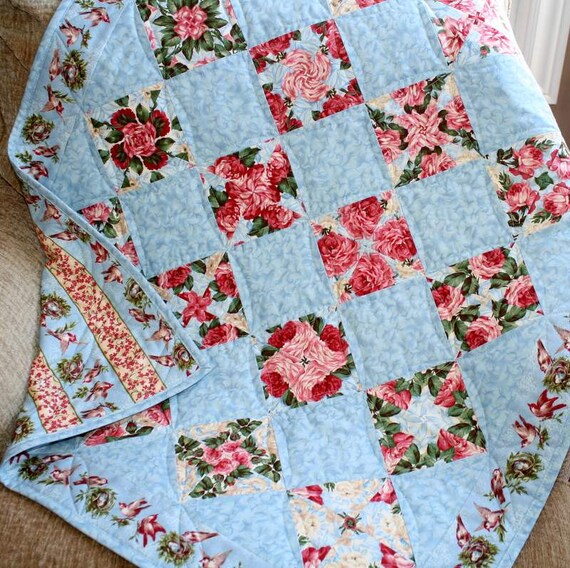 Baby Quilt Car Seat Cover Stroller Blanket Patchwork by MiniMade