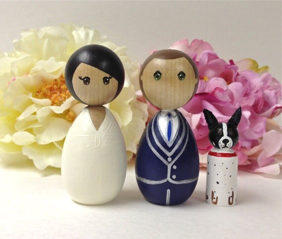 Kokeshi Doll Wedding Cake Toppers Custom by Kokeshi Doll Wedding Cake Toppers Custom by