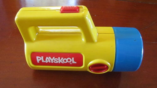playskool flashlight vintage