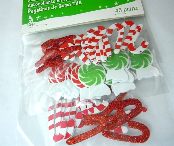 Christmas Candy Foam Stickers By Creatology By Whatyoucravetoo