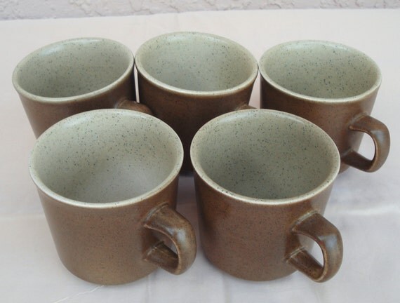 Pottery England uk Olive vintage FRANCISCAN npebaysale Vintage by cups  Cups 5 In