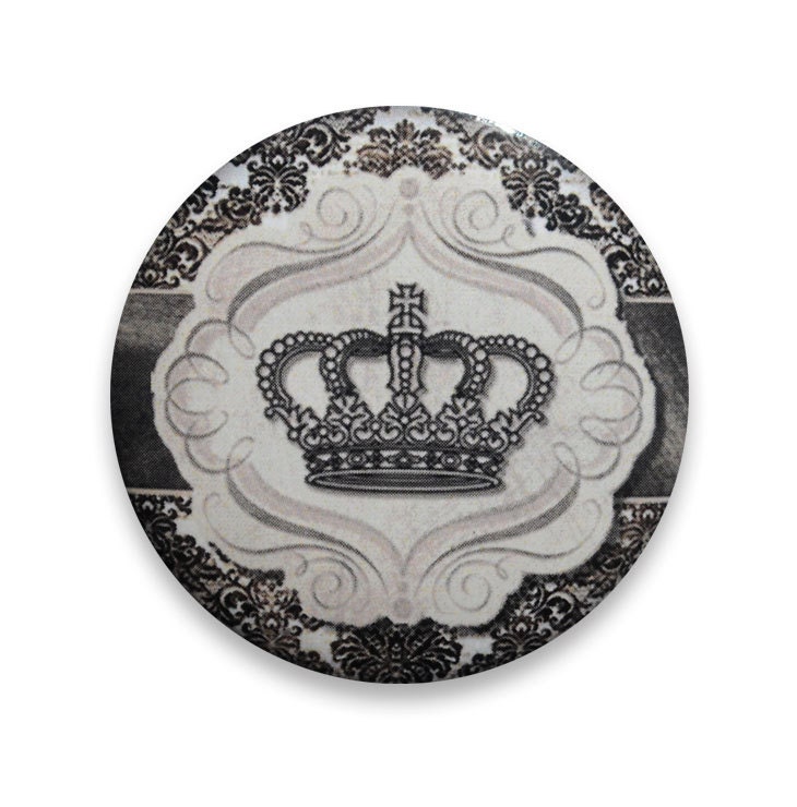 Royal Crown Knob Pull : Black Cottage Chic Edwardian Style Wood Hardware for Cabinets or Drawer - Knobs by Design - KnobsByDesign Royal Crown Knob Pull : Black Cottage Chic Edwardian Style Wood Hardware for Cabinets or Drawer - Knobs by Design - KnobsByDesign