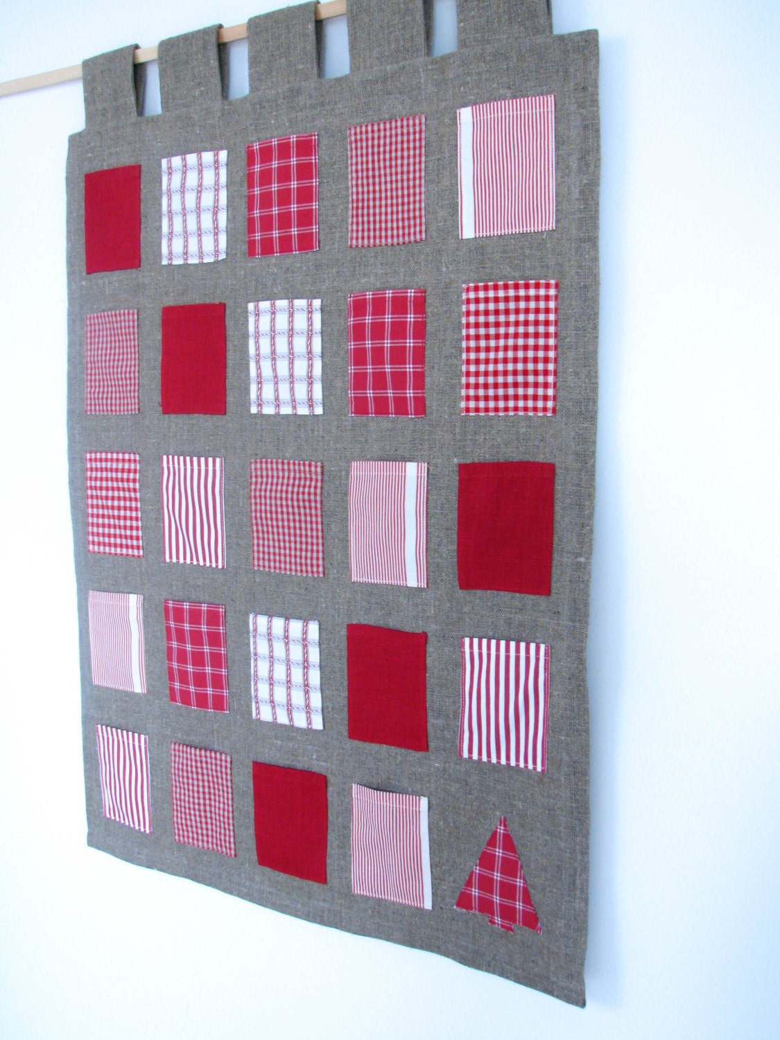 Items Similar To Christmas Advent Calendar Wall Hanging Countdown Calendar With Pockets Wall Items Similar To Christmas Advent Calendar Wall Hanging Countdown Calendar With Pockets Wall