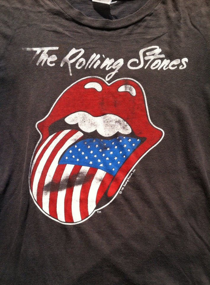 1981 original ROLLING STONES vintage t-shirt