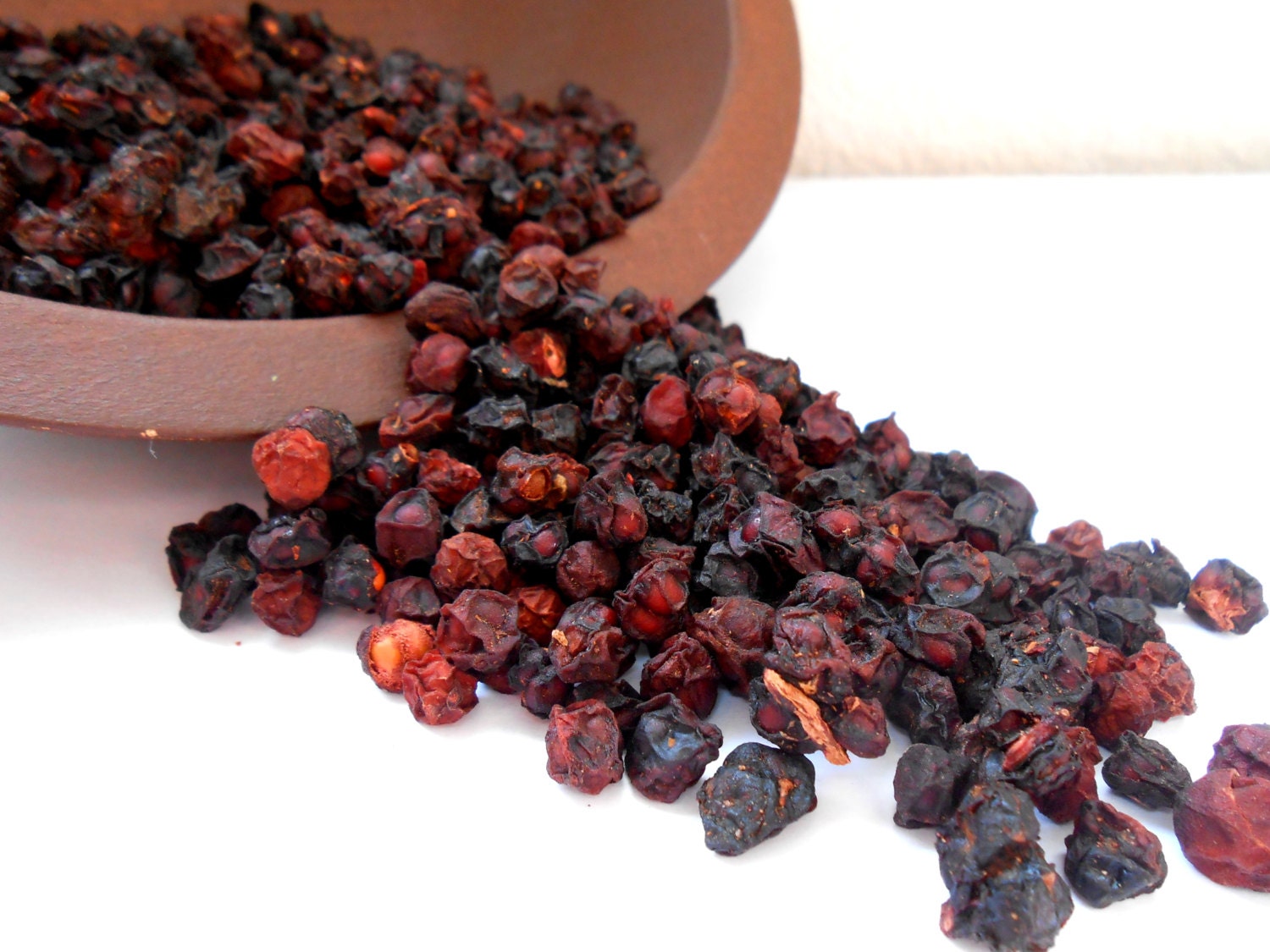 Dried Organic Schisandra Berries by ForestofWildFruits on Etsy