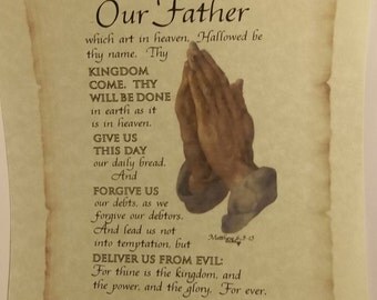 Popular items for fathers prayer on Etsy