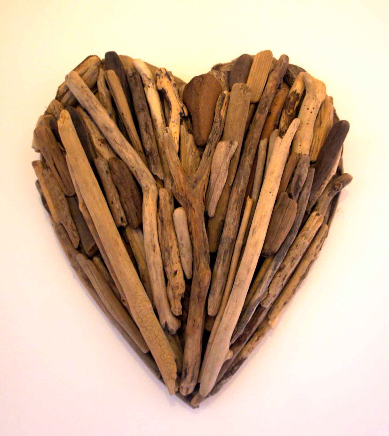 Driftwood Heart Wall Hanging Large 16 / by LettersFromTheHeartx