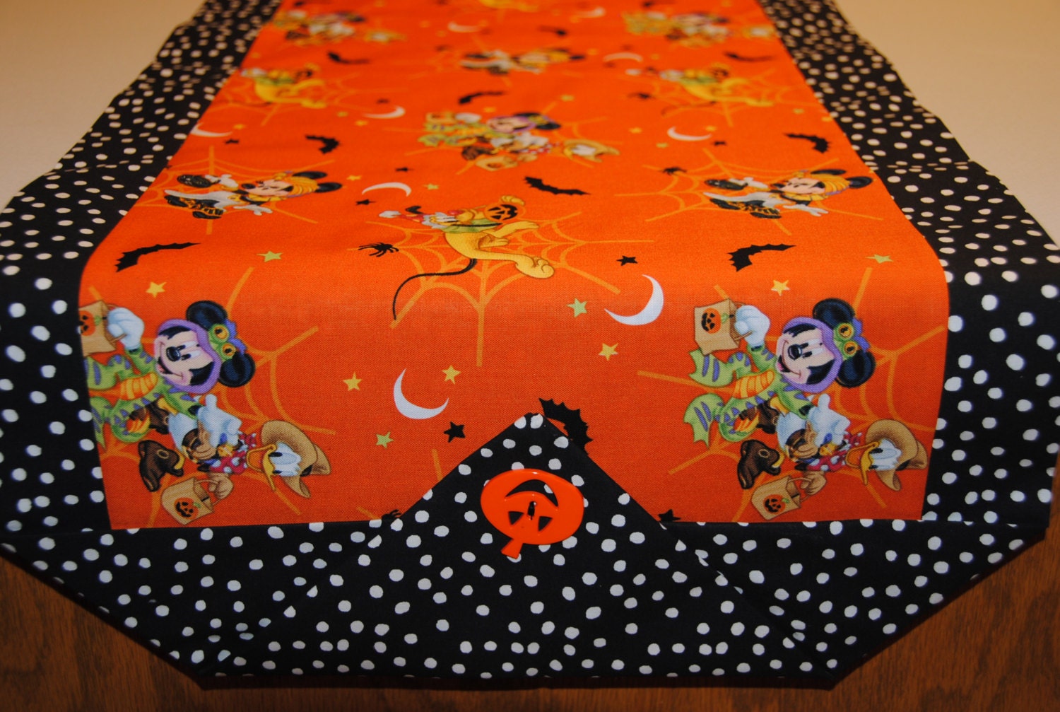 DISNEY Halloween Table Runner Mickey Minnie by KikikinsDesigns