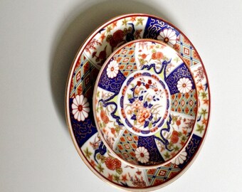 Arita Imari Fan Porcelain Bowl Vintage By Renew On Etsy