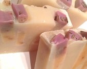 Patchouli La Chunk- Patchouli Coconut Milk Soap with Lavender Goat Milk Soap Chunks - Penori