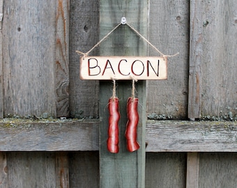 Popular items for bacon ornament on Etsy
