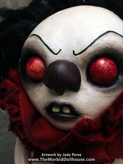 creepy clown doll