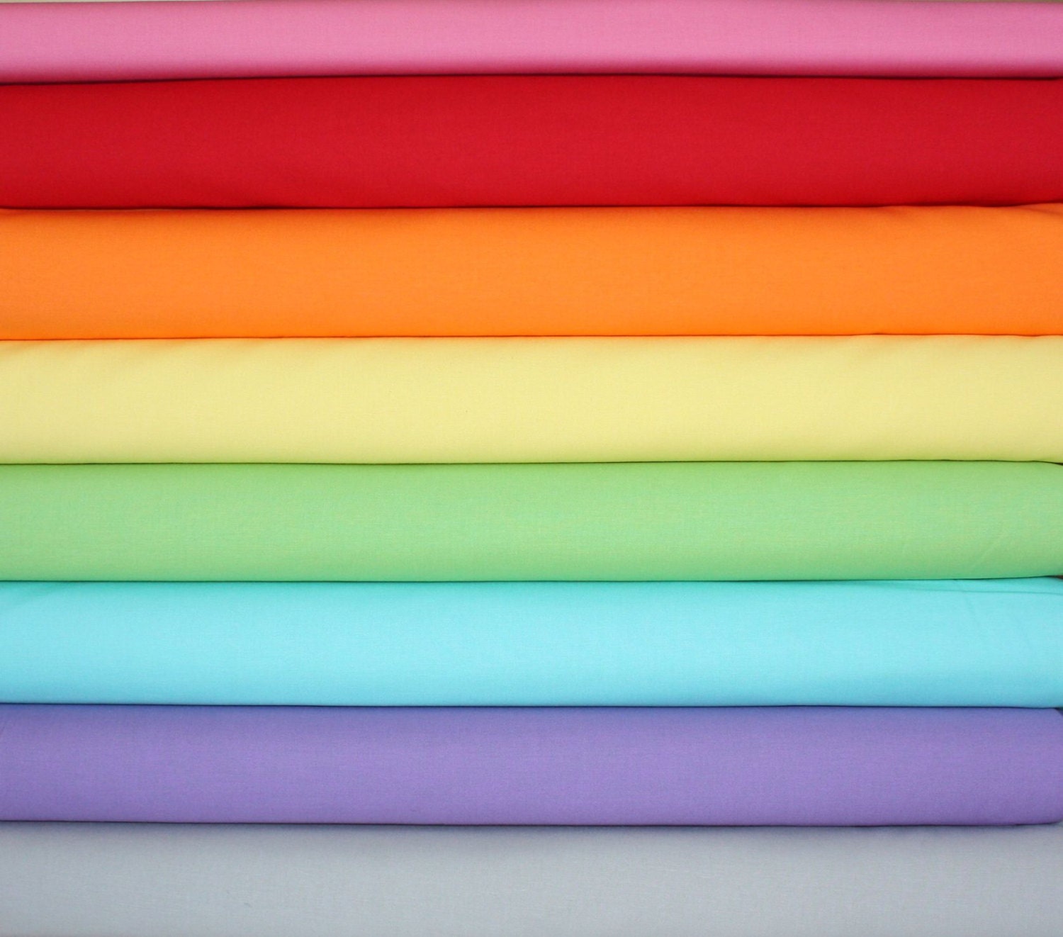 Items similar to Summer Basics Moda Bella Solids quilt fabric bundle by