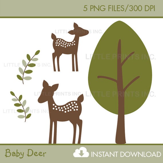free clipart baby deer - photo #10