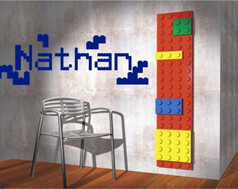 lego wall decal on Etsy, a global handmade and vintage marketplace.