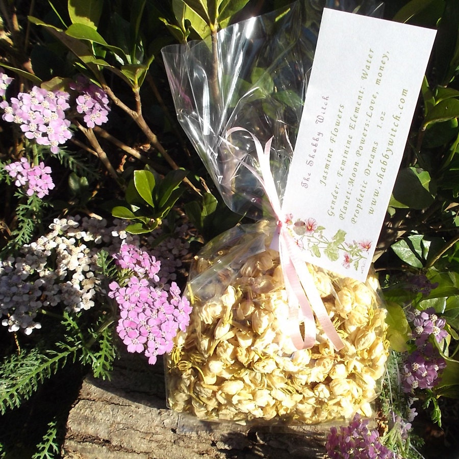 Jasmine FLowers Ritual Herbs Wiccan Herbs Witch by TheShabbyWitch
