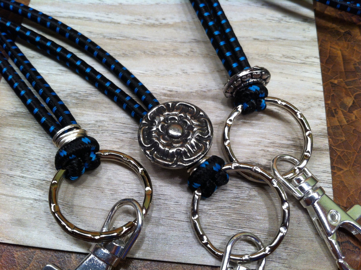 RESERVED FOR Rosie Simple Stylish Bungee Cord ID Lanyards