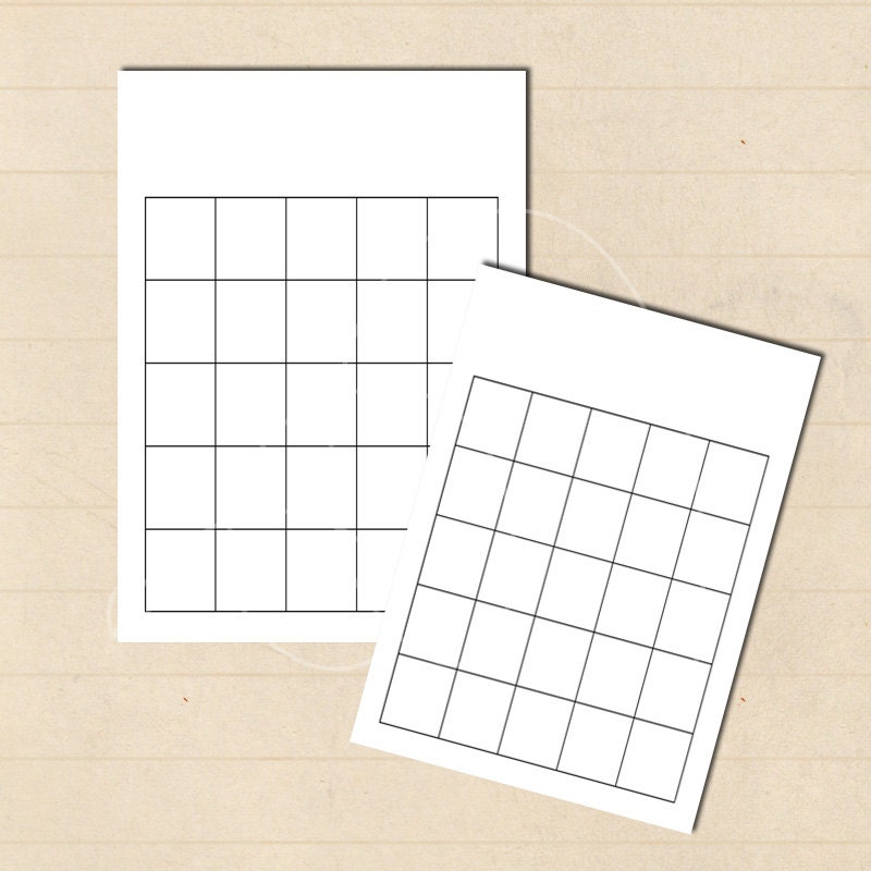 diy-bingo-4x6-inch-game-board-blank-by-erikasgraphicdesign-on-etsy