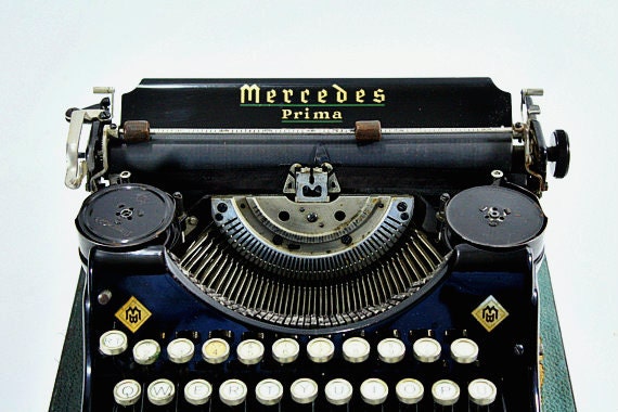 Antique mercedes typewriter #3