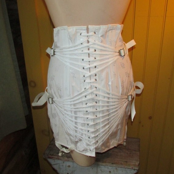 Vintage 1960s Camp Girdle Orthopedic by ladysslippervintage