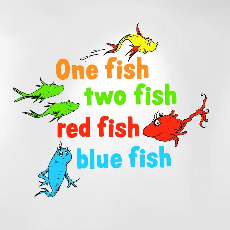 clip art one fish two fish - photo #4