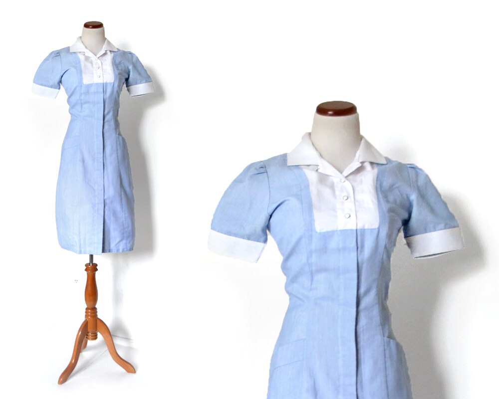 Nurse Ratched Costume / 1960s Nurse Uniform / by MinxouriVintage