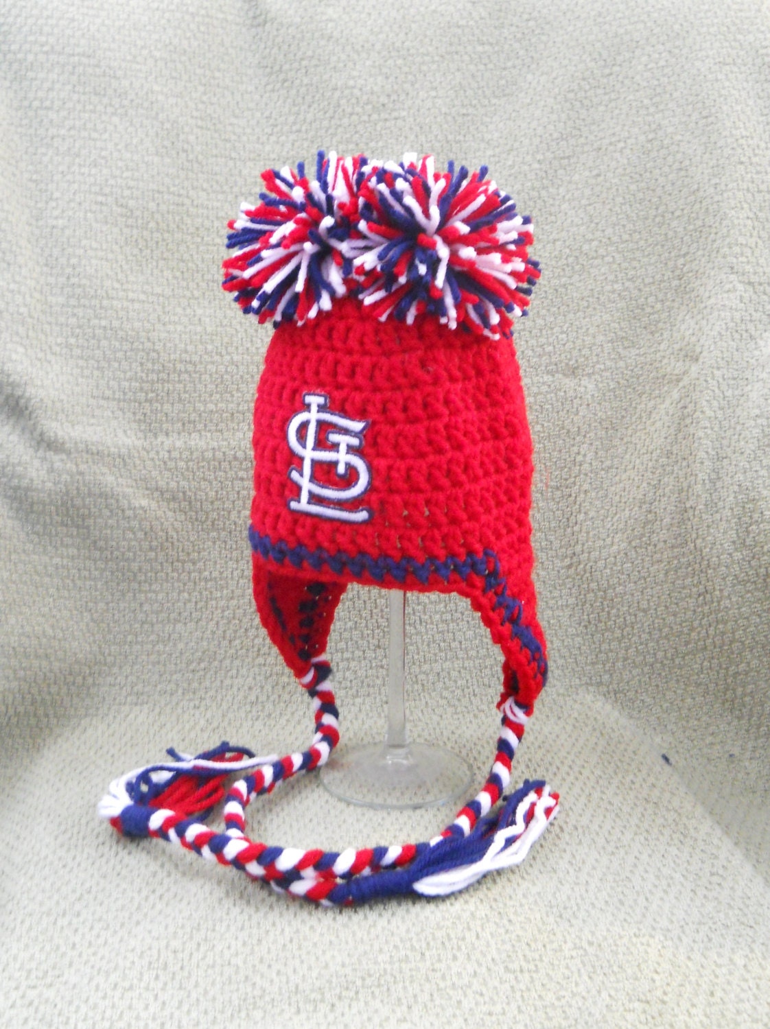 St. Louis Cardinals Baseball Inspired Baby Crochet by CDBSTUDIO