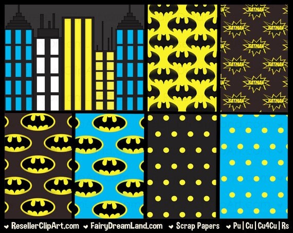 Batman Scrap Papers Digital Clip Art By ResellerClipArt On Etsy batman-scrap-papers-digital-clip-art-by-resellerclipart-on-etsy