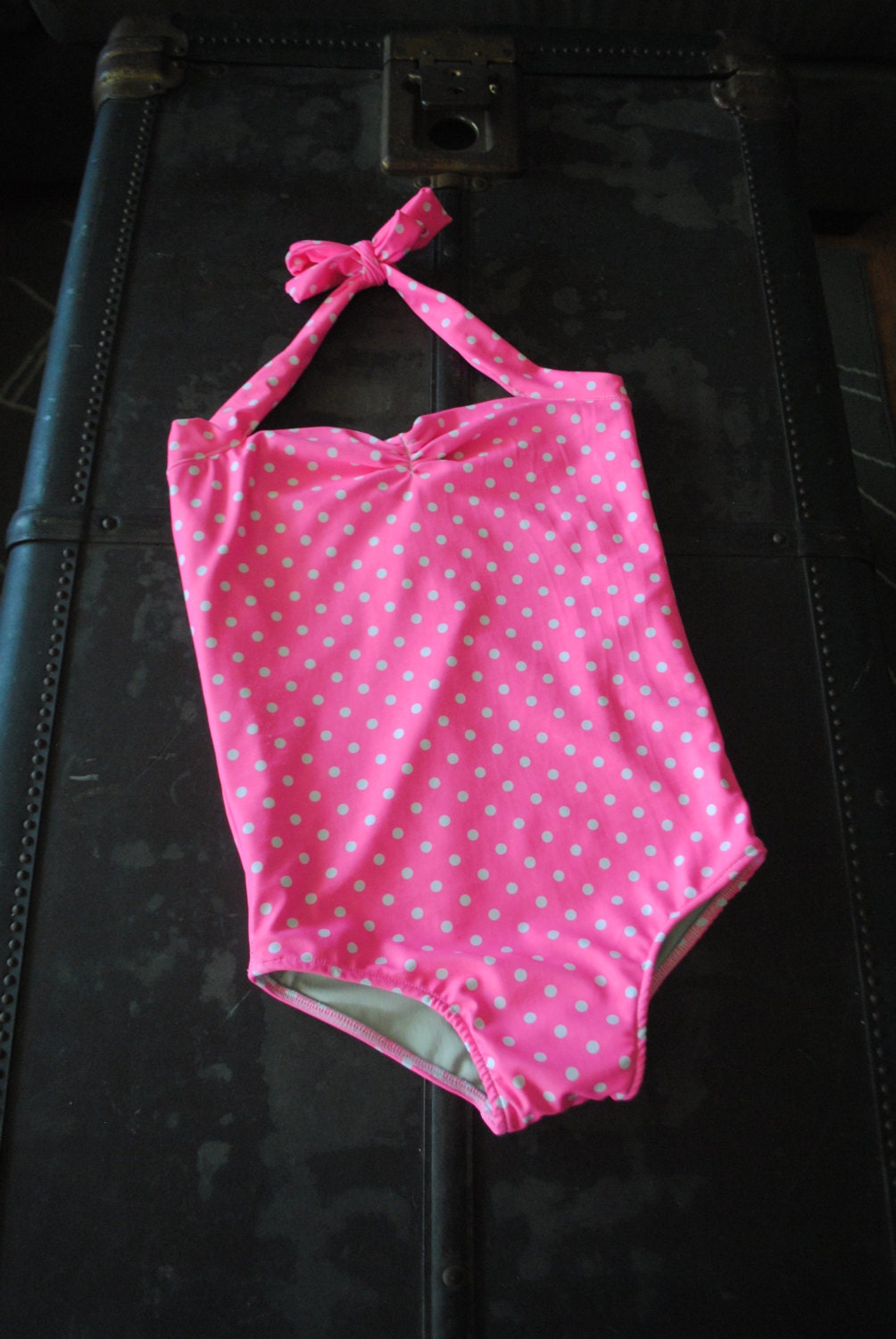 Itsy Bitsy Teen Weeny Pink White Polka Dot Navy Bikini Baby