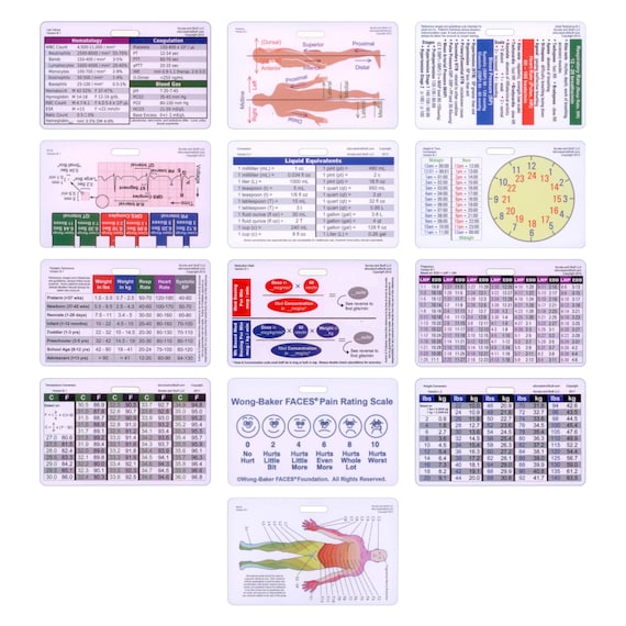 complete-horizontal-set-of-13-cards-for-nurse-by-scrubsandstuff