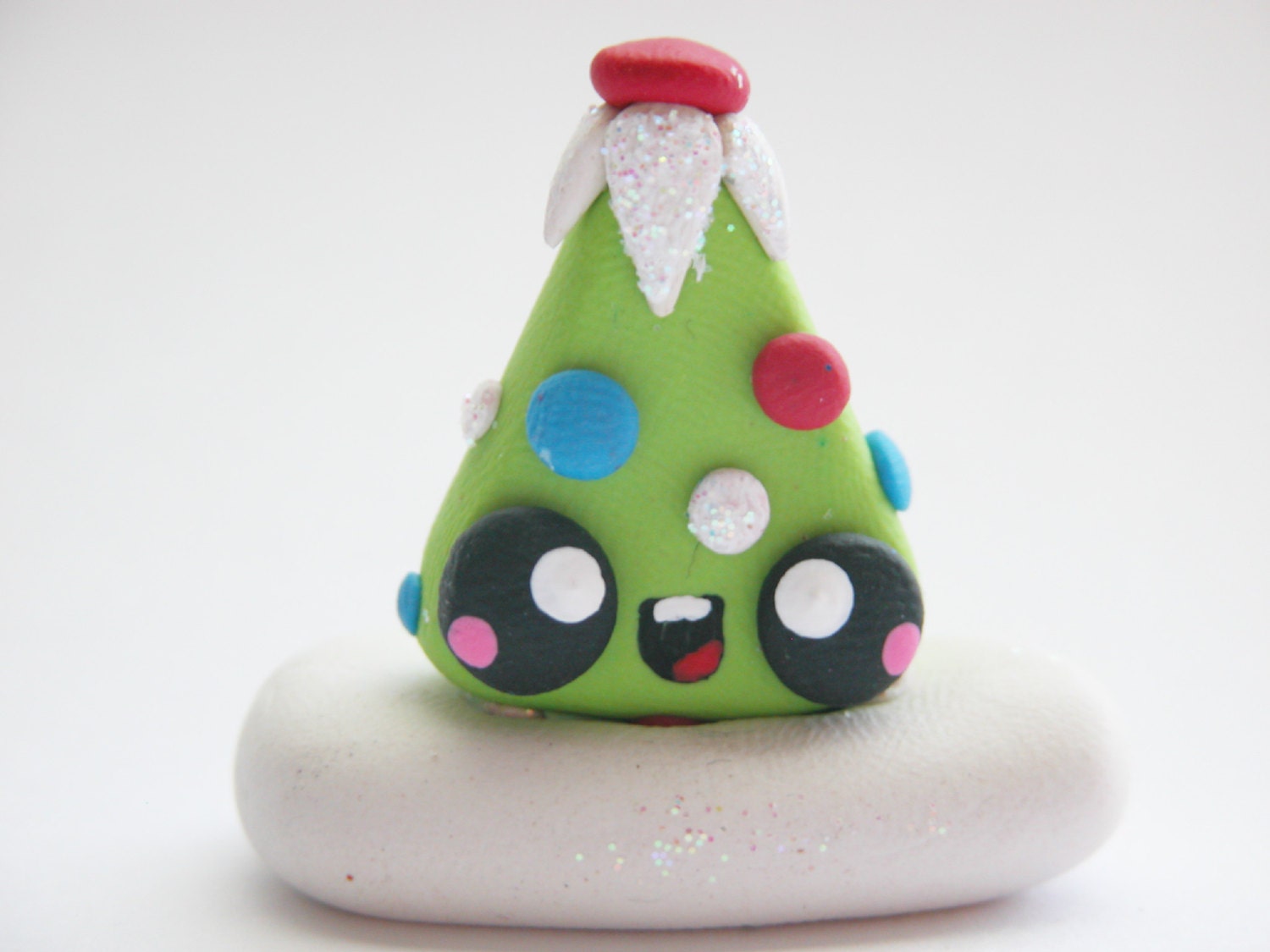 Polymer Clay Hair Bow Center Kawaii by DreamPrincessSupply on Etsy