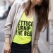 NEON lettuce turnip the beet - unisex sizes - yellow tank top