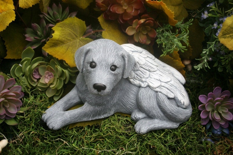 labrador angel statue