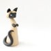 Siamese Cat Sculpture by Bonjour Poupette