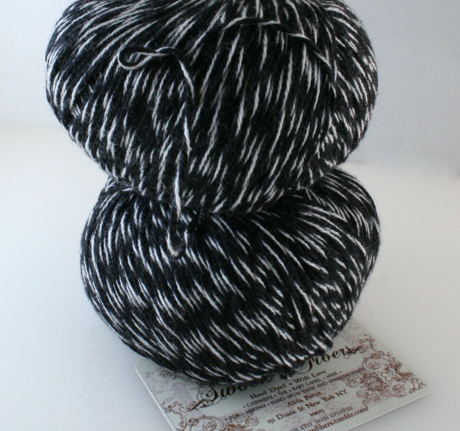 Items similar to yarn Cashmere cotton blend fingering sport Salt and