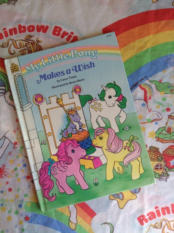 Vintage My Little Pony Large Hardcover Book