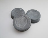 Antique Zinc Lids for Mason Jars - Set of Three - jesttistreasures