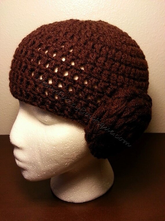 Star Wars Inspired Princess Leia Hat Crochet by WarmFuzzyBoutique