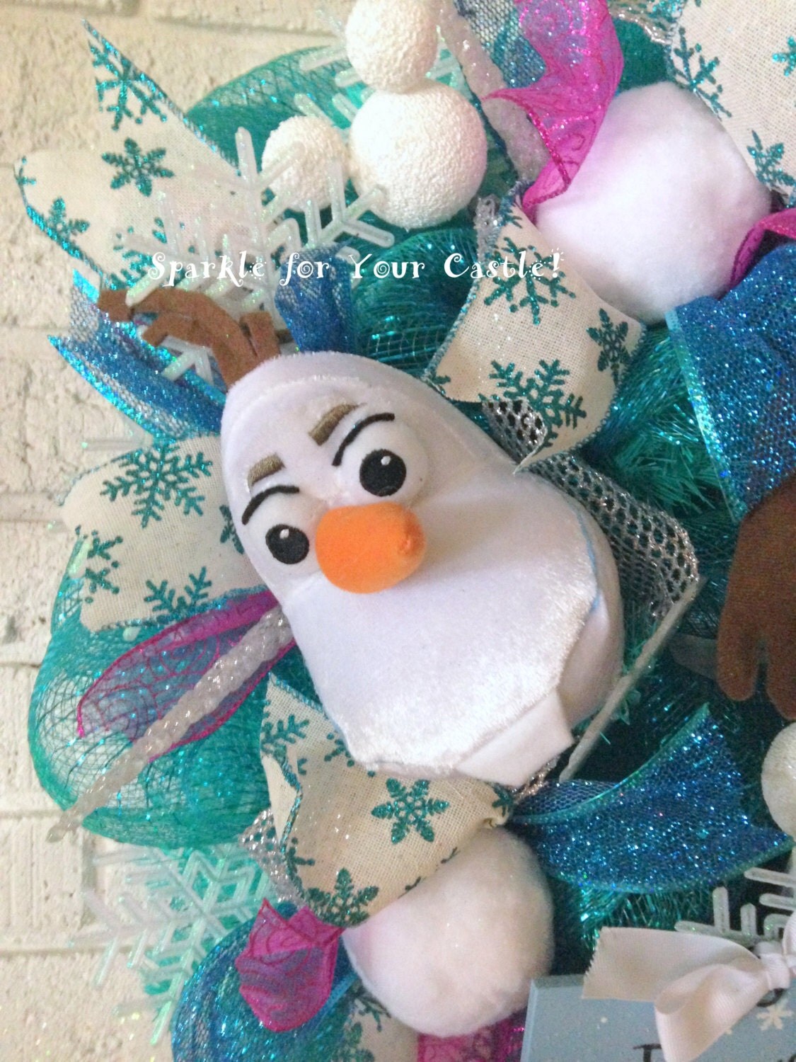 Olaf Frozen Christmas Wreath Do You Want To Build A Snowman