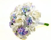 Handcrafted Clay Flowers - Whimsical Gardenias - ClayMeArt Handcrafted Clay Flowers - Whimsical Gardenias - ClayMeArt