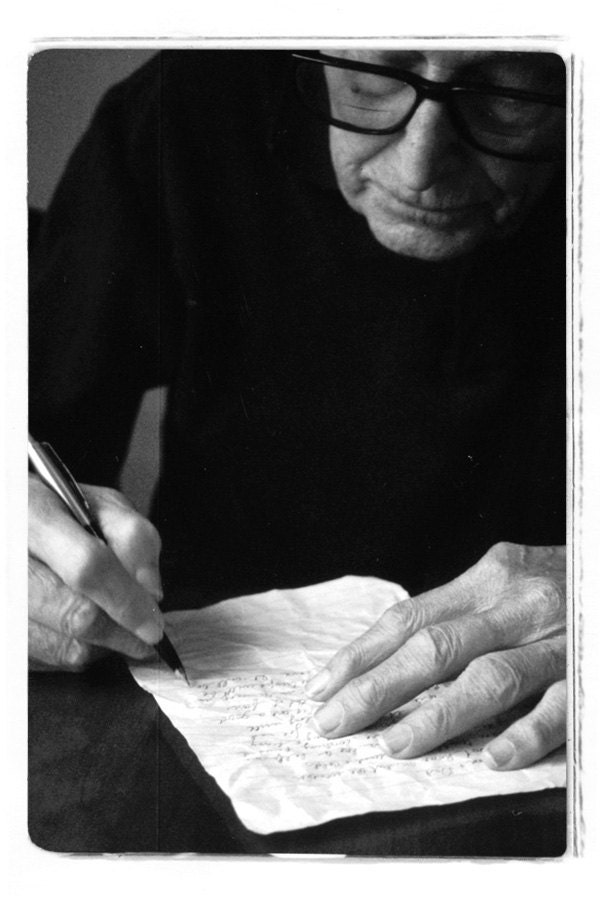 Writing Letter 2  Photographic Print - Memory Series Black and White Fine Art Photograph - KeswickandWeldon
