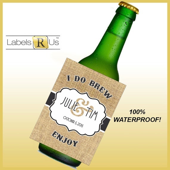 12 Wedding Beer Bottle Labels - Beer Labels - Custom Beer Bottle Labels - Personalized Beer Label - Waterproof Beer Labels Il_570xn