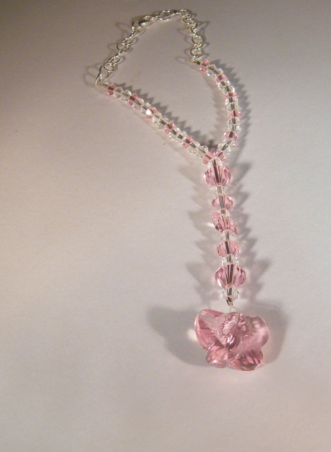 Items similar to Rear View Mirror Car Charm Ornament Decoration Pink