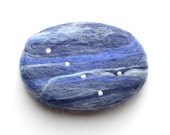 Felted Soap Cancer Constellation ( White Tea and Ginger  )