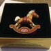 Vintage 1978 Hallmark Christmas Tree Trimmer Collection Rocking Horse Ornament Original Box