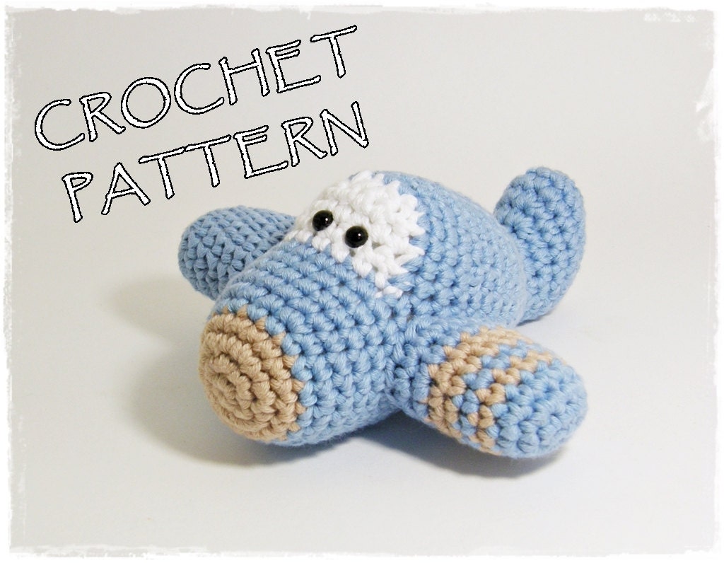 PDF - Amigurumi Plane crochet pattern